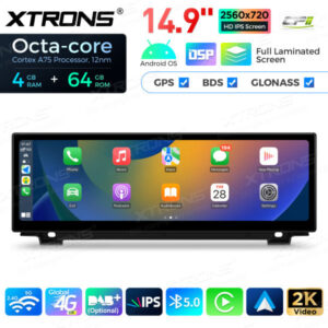 QLB42FVCI 14,9 Zoll Octa Core 4 + 64 GB Global 4G LTE Android Autoradio Multimedia Player mit vollständig laminiertem 2K IPS-