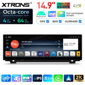 QLB42FVCI 14,9 Zoll Octa Core 4 + 64 GB Global 4G LTE Android Autoradio Multimedia Player mit vollständig laminiertem 2K IPS-