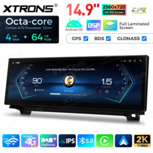 QLB42FVCI 14,9 Zoll Octa Core 4 + 64 GB Global 4G LTE Android Autoradio Multimedia Player mit vollständig laminiertem 2K IPS-