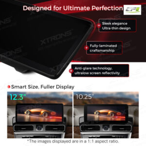 QLM2245M12ML45 12,3 Zoll Octa Core 4 + 64 GB Global 4G LTE Android Autoradio Multimedia Player mit vollständig laminiertem Bi