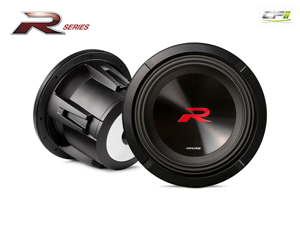 Alpine R2-W10D4 25 cm (10-Zoll) R-Series Subwoofer mit 4 Ohm Doppel-Schwingspule
