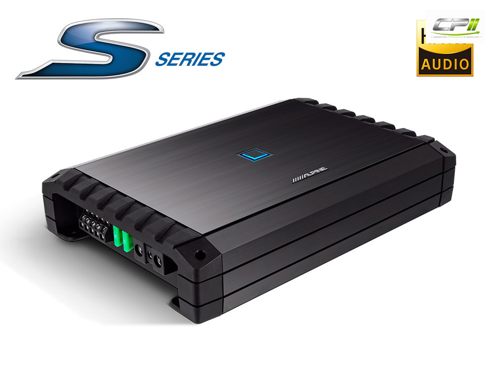 Alpine S2-A55V S-Series 5-Kanal Digital-Verstärker- RMS Power Ratings 4x 60W + 1x 300 W @ 2 Ohm
