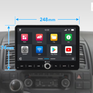 D9-V10W Premium Android Autoradio für VW | Skoda | Seat mit 4 x 100 W D-Klasse-Verstärker, hochauflösendem 10,1-Zoll-Display,
