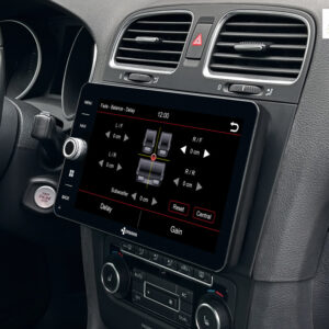 D9-V9W Premium Android Autoradio für VW Golf 6, Golf 5 Plus, Tiguan mit 4 x 100W Class-D Verstärker, 9 Zoll Display (hochaufl