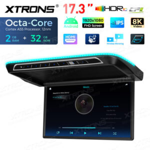 CM171AM 17,3-Zoll-Elektromotor-Octa-Core-Android-Auto-TV-Flip-Down-Monitor mit FHD-Bildschirm – CM171AM-02 CPII
