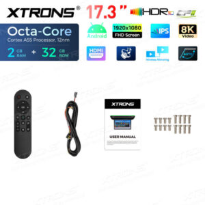 CM171AM 17,3-Zoll-Elektromotor-Octa-Core-Android-Auto-TV-Flip-Down-Monitor mit FHD-Bildschirm – CM171AM-08 CPII