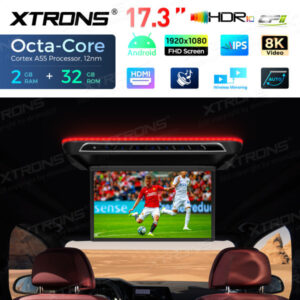 CM171AM 17,3-Zoll-Elektromotor-Octa-Core-Android-Auto-TV-Flip-Down-Monitor mit FHD-Bildschirm – CM171AM-11 CPII