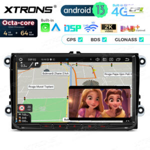 PX93MTVL 9 Zoll Octa Core 4 + 64 GB Global 4G LTE Android Autoradio Multimedia-Player Individuell für VW / SEAT / SKODA