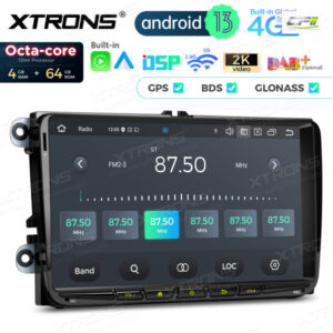 PX93MTVL 9 Zoll Octa Core 4 + 64 GB Global 4G LTE Android Autoradio Multimedia-Player Individuell für VW / SEAT / SKODA