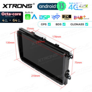 PX93MTVL 9 Zoll Octa Core 4 + 64 GB Global 4G LTE Android Autoradio Multimedia-Player Individuell für VW / SEAT / SKODA