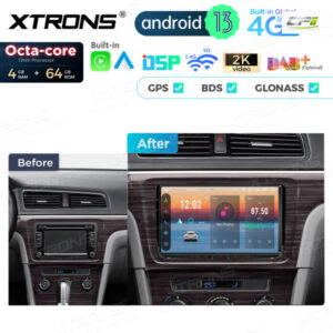 PX93MTVL 9 Zoll Octa Core 4 + 64 GB Global 4G LTE Android Autoradio Multimedia-Player Individuell für VW / SEAT / SKODA