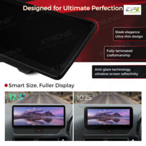 QLA22UHA12Q5R 12,3 Zoll Octa Core 4 + 64 GB Global 4G LTE Android Autoradio Multimedia Player mit vollständig laminiertem 2K