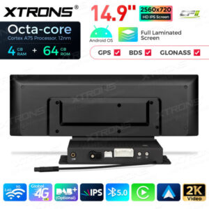 QLA42Q5NL 14,9 Zoll Octa Core 4 + 64 GB Global 4G LTE Android Autoradio Multimedia Player mit vollständig laminiertem 2K IPS-