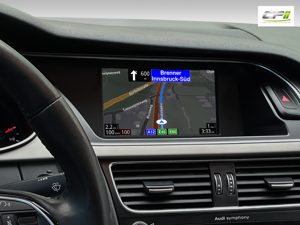 Android Autoradio für Audi A4 A5 Q5 mit 6,5 Zoll Display (hochauflösend), Inkl. Head-up-Display, Apple CarPlay und Android Au