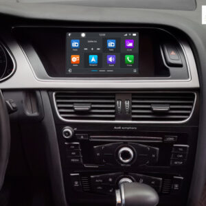 Android Autoradio für Audi A4 A5 Q5 mit 6,5 Zoll Display (hochauflösend), Inkl. Head-up-Display, Apple CarPlay und Android Au