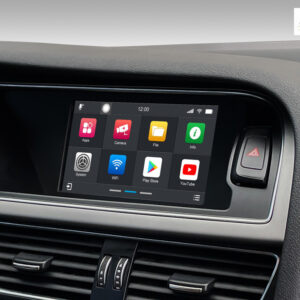 Android Autoradio für Audi A4 A5 Q5 mit 7 Zoll Display (hochauflösend), Inkl. Head-up-Display, Apple CarPlay und Android Auto