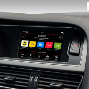 Android Autoradio für Audi A4 A5 Q5 mit 7 Zoll Display (hochauflösend), Inkl. Head-up-Display, Apple CarPlay und Android Auto