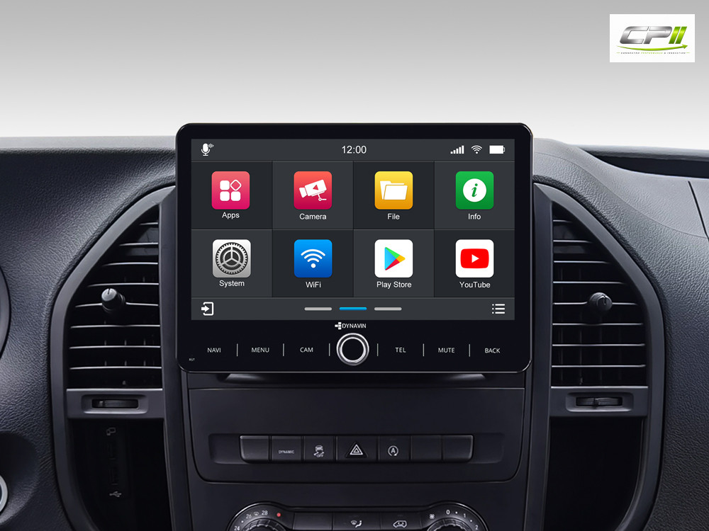 Android Autoradio für Mercedes Benz Vito W639 / Viano W639 mit 4 x 100W Class-D Verstärker, 10,1 Zoll Display (hochauflösend)