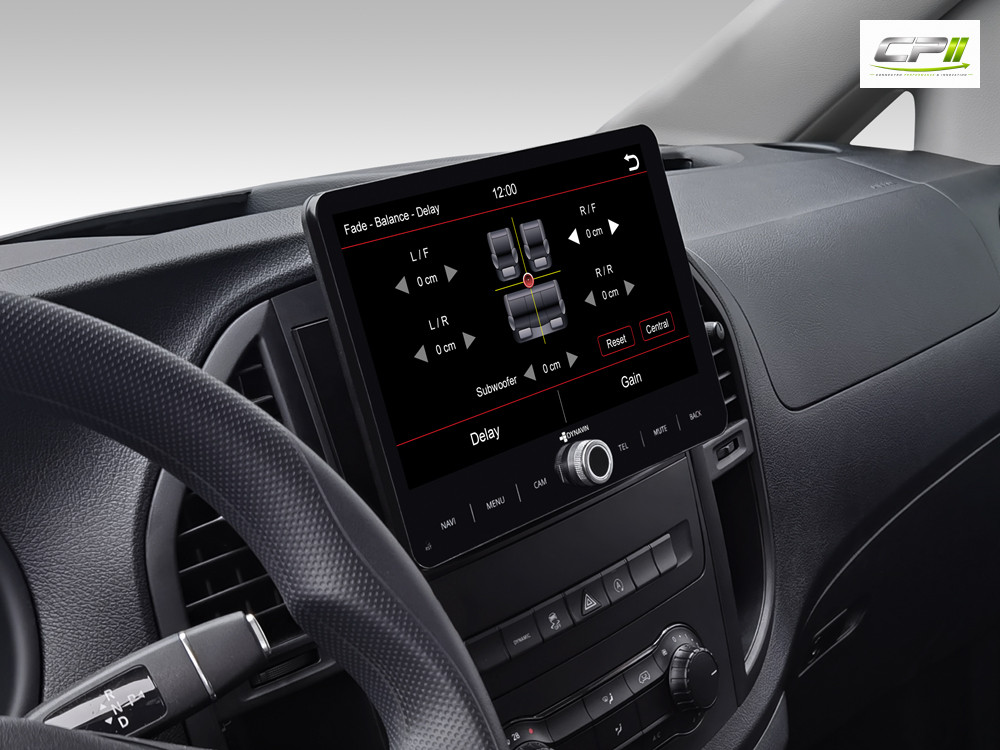 Android Autoradio für Mercedes Benz Vito W639 / Viano W639 mit 4 x 100W Class-D Verstärker, 10,1 Zoll Display (hochauflösend)