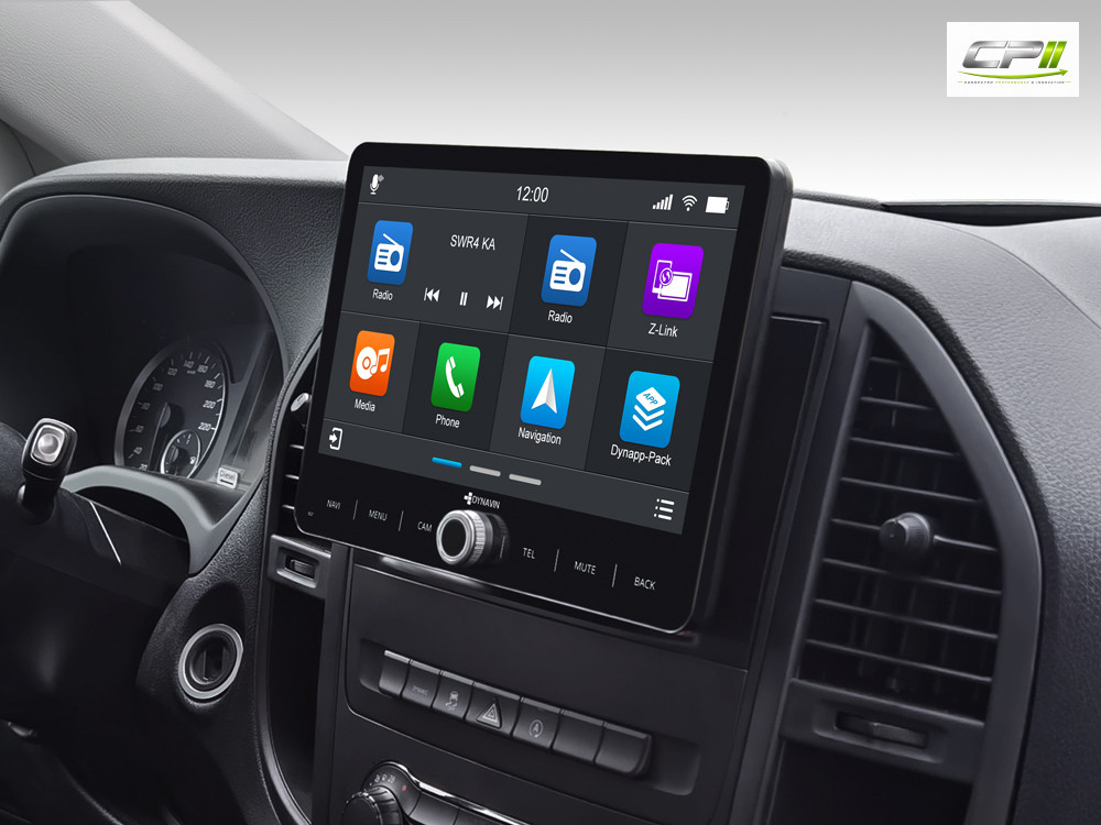 Android Autoradio für Mercedes Benz Vito W639 / Viano W639 mit 4 x 100W Class-D Verstärker, 10,1 Zoll Display (hochauflösend)