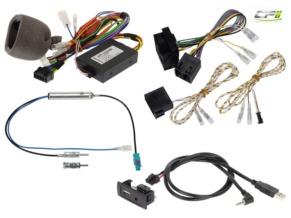 Alpine APF-X304MB CAN zu UART-Interface mit Unterstützung der Lenkradfernbedienung und Fahrzeugdisplay für Mercedes Vito (447