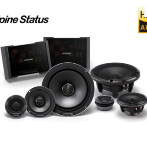 Alpine HDZ-653 Status Hi-Res 16,5 cm (6,5-Zoll) 3-Wege Komponenten-Lautsprecher-System