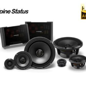 Alpine Status 3-Wege Slim-Fit Komponenten-Lautsprecher Hi-Res Audio 16,5 cm