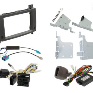 Alpine KIT-702MB Einbauset mit CAN-Bus Interface und Unterstützung der Lenkradfernbedienung & Kombiinstrument-Anzeige für Mer