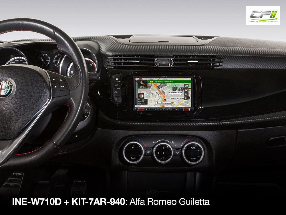 Alpine KIT-940AR-UART Einbauset für iLX-702D / INE-W710D (Alfa Romeo Giulietta (940))