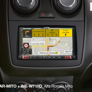 Alpine KIT-7AR-MITO 7-Zoll Einbaukit für Alfa Romeo Mito (955) – KIT-7AR-MITO-01 CPII