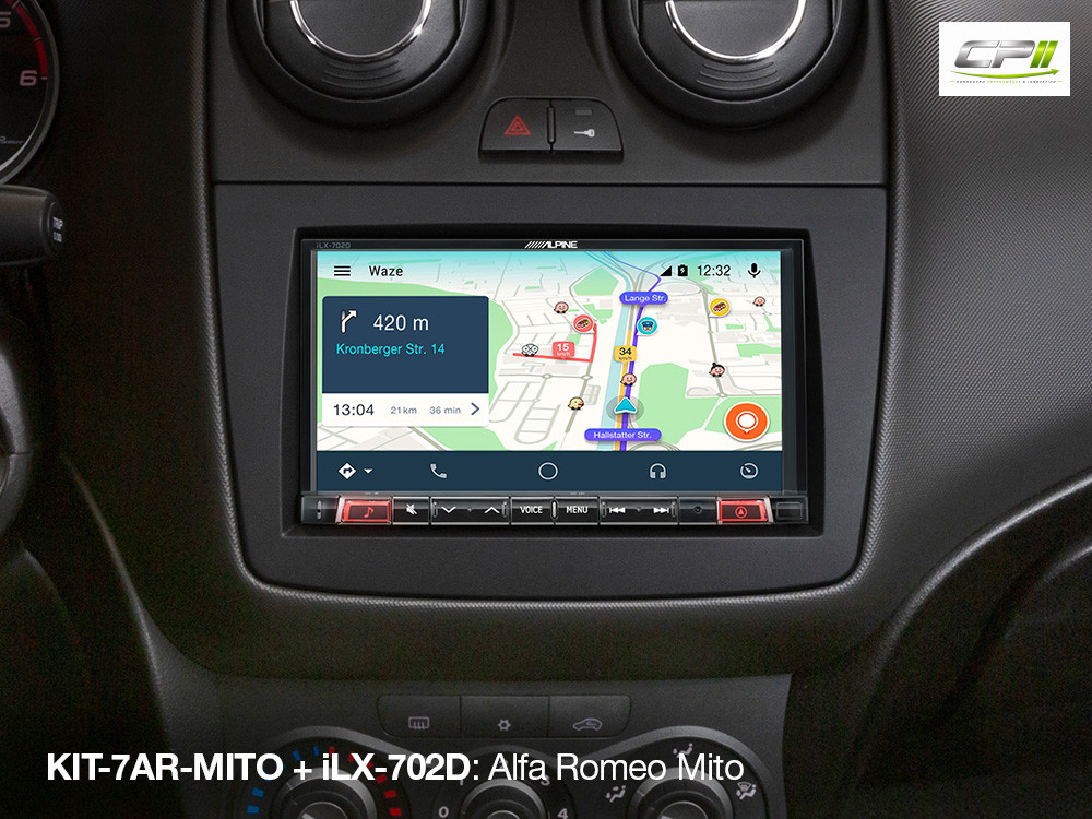 Alpine KIT-7AR-MITO 7-Zoll Einbaukit für Alfa Romeo Mito (955) – KIT-7AR-MITO-04 CPII