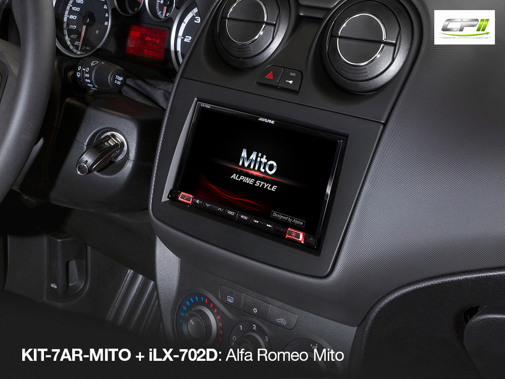 Alpine KIT-7AR-MITO 7-Zoll Einbaukit für Alfa Romeo Mito (955) – KIT-7AR-MITO-06 CPII