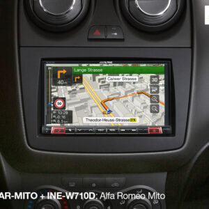 Alpine KIT-7AR-MITO 7-Zoll Einbaukit für Alfa Romeo Mito (955)