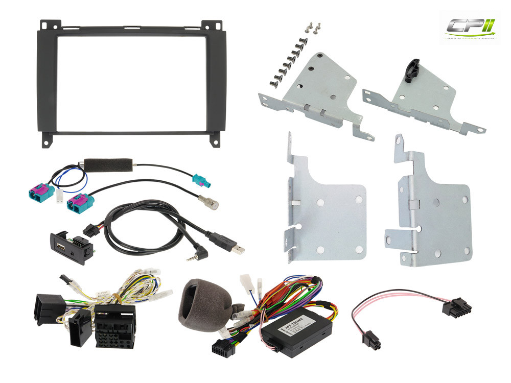 Alpine KIT-802-447 Einbauset mit CAN-Bus Interface und Unterstützung der Lenkradfernbedienung & Kombiinstrument-Anzeige für M
