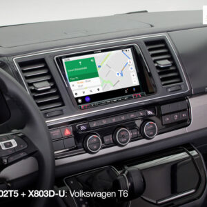 Alpine KIT-802T5 Einbauset für X803D-U (VW T6 & T5 Facelift (7 H/E/J)) – KIT-802T5-01 CPII