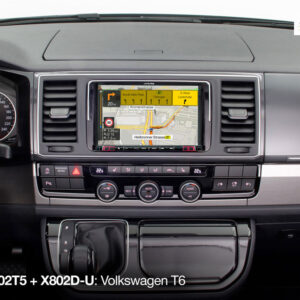 Alpine KIT-802T5 Einbauset für X803D-U (VW T6 & T5 Facelift (7 H/E/J)) – KIT-802T5-02 CPII