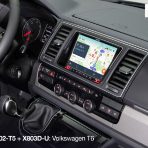 Alpine KIT-802T5 Einbauset für X803D-U (VW T6 & T5 Facelift (7 H/E/J)) – KIT-802T5-08 CPII