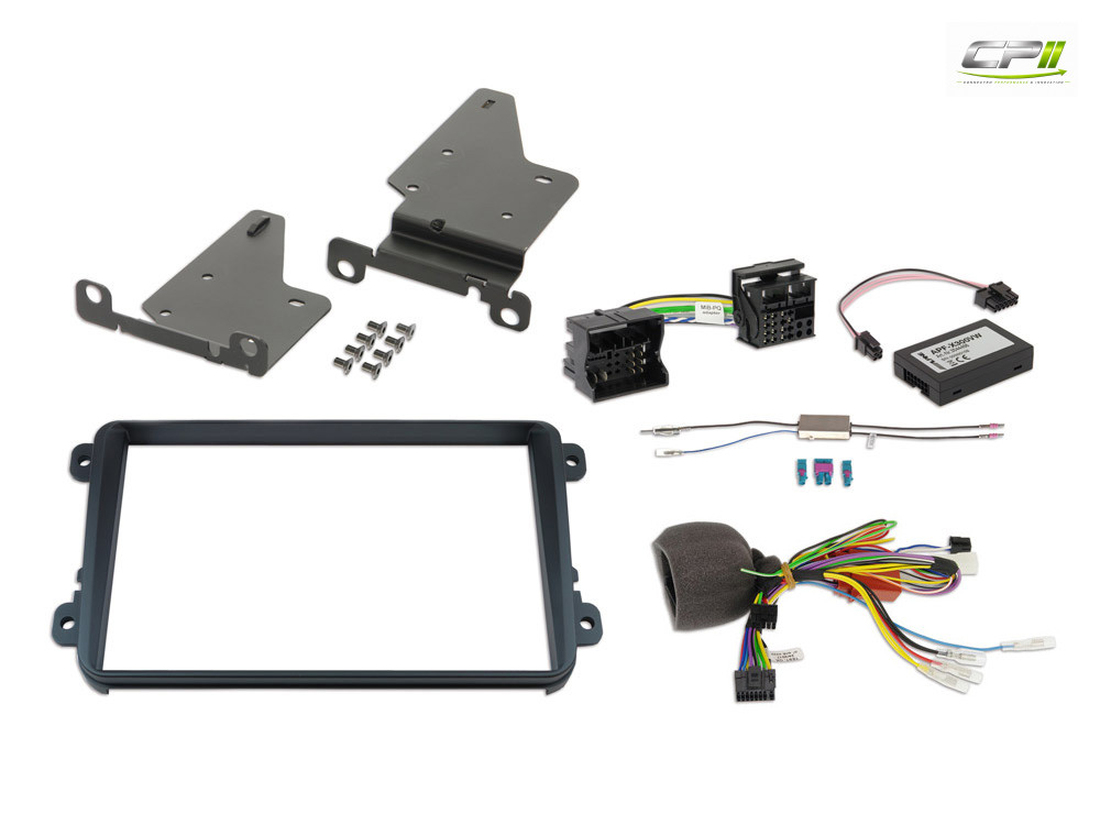 Alpine KIT-8VWTX300 Einbauset für X803D-U (VW/Seat/Skoda-Plattform mit MIB-PQ- oder Golf 6-Radio)