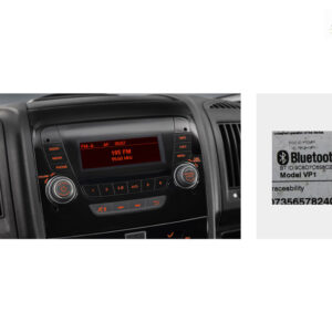 Alpine KIT-902DU-BT 9-Zoll Einbausatz für Fiat Ducato III, Citroën Jumper II und Peugeot Boxer II mit original 2-DIN Bluetoot