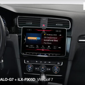 Alpine KIT-HALO-G7 Halo9 / Halo11 Einbauset mit CAN-Bus-Interface zur Unterstützung der Lenkradfernbedienung & Multifunktions