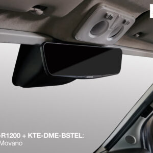 Alpine KTE-DME-BSTEL Fahrzeugspezifische Halterung für den Einbau des digitalen Rückspiegel DME-R1200 in einen Fiat Ducato, C