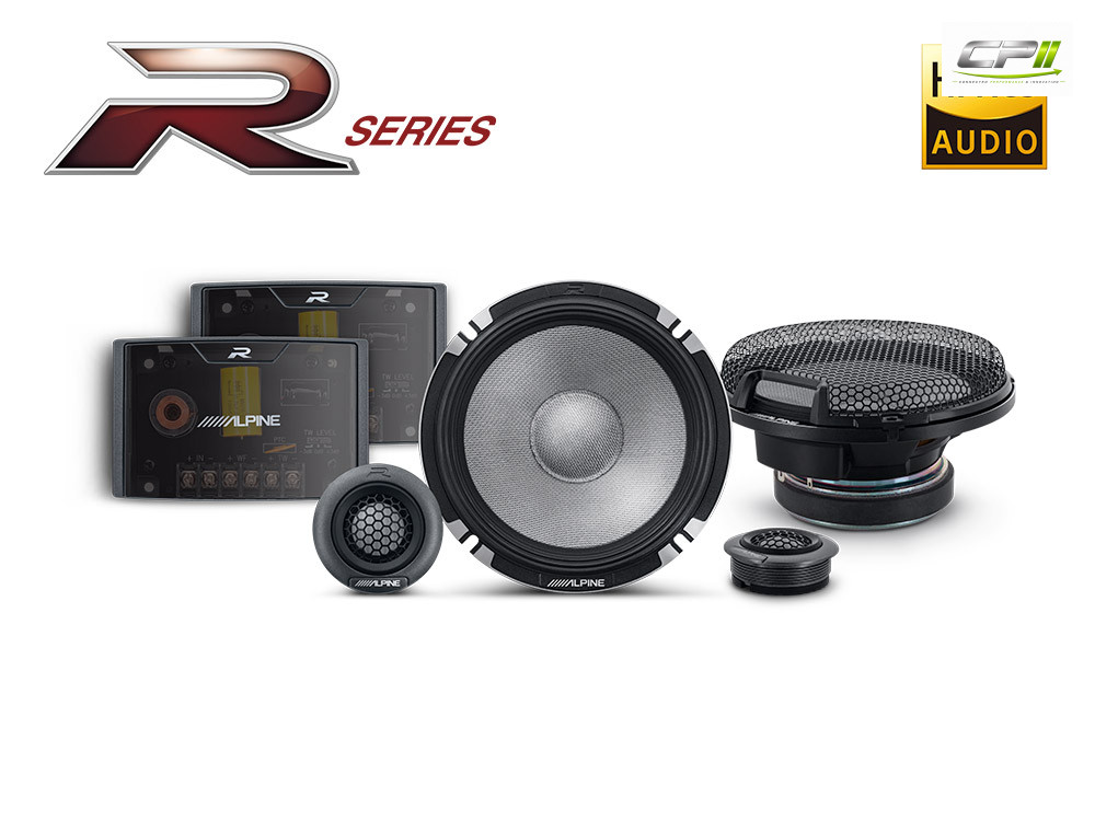Alpine R2-S652 16,5 cm (6,5-Zoll) R-Series PRO 2-WEGE-KOMPONENTEN-LAUTSPRECHER