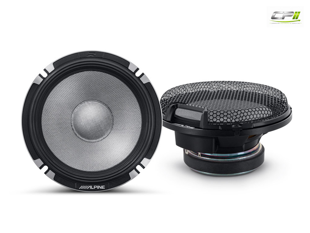 Alpine R2-S653 16,5 cm (6,5-Zoll) R-Series PRO 3-WEGE-KOMPONENTEN-LAUTSPRECHER – R2-S653-03 CPII