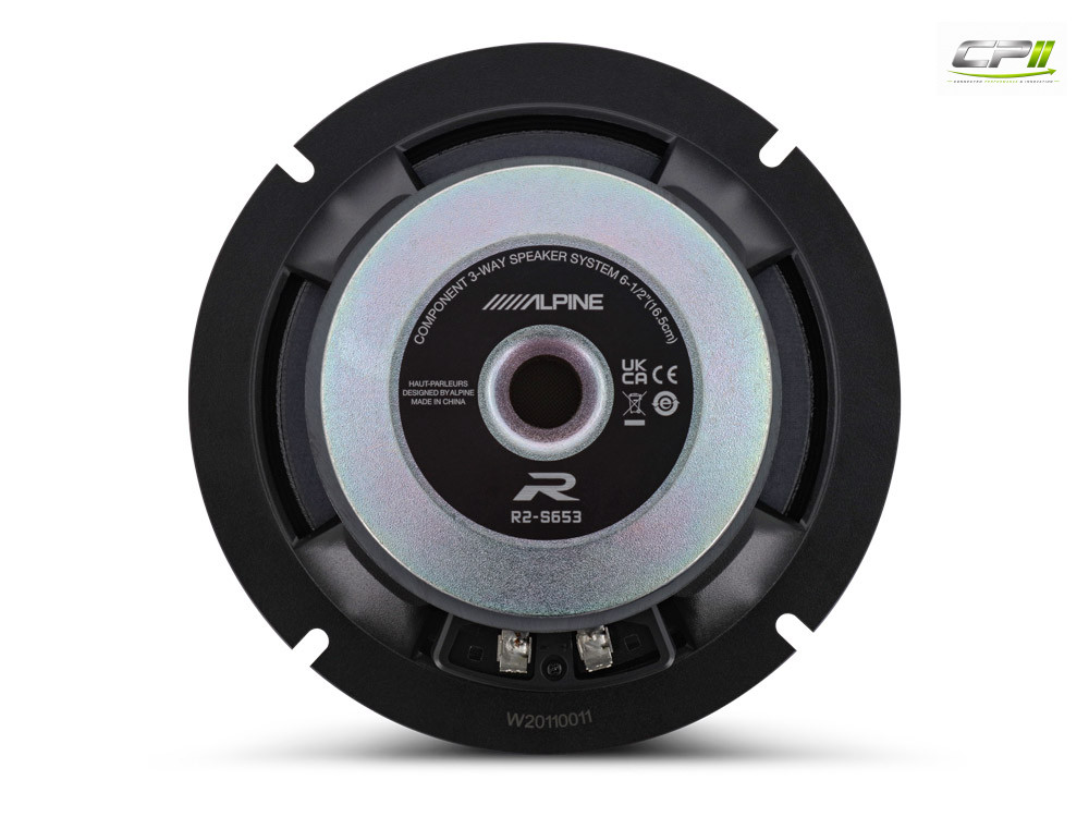 Alpine R2-S653 16,5 cm (6,5-Zoll) R-Series PRO 3-WEGE-KOMPONENTEN-LAUTSPRECHER – R2-S653-04 CPII