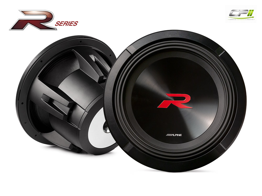 Alpine R2-W12D2 30 cm (12-Zoll) R-Series Subwoofer mit 2 Ohm Doppel-Schwingspule