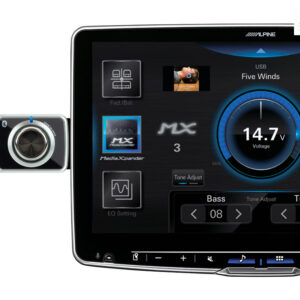 Alpine RUE-BK01 Bluetooth-Lautstärkeregler für iLX-F115D / iLX-F905D / iLX-705D – RUE-BK01-02 CPII