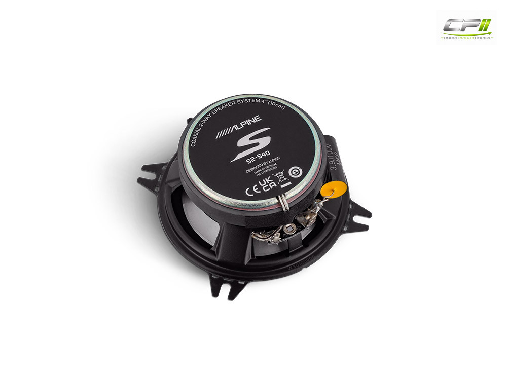 Alpine S2-S40 S-Series 10 cm (4-Zoll) 2-Wege Koaxial-Lautsprechersystem – S2-S40-04 CPII