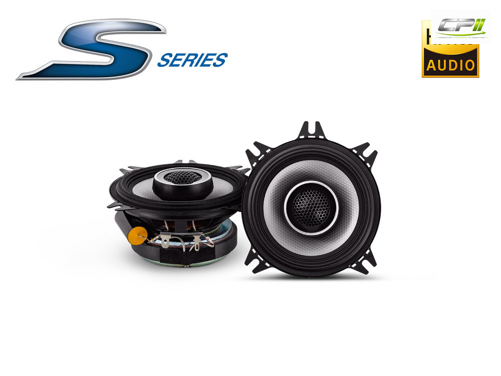 Alpine S2-S40 S-Series 10 cm (4-Zoll) 2-Wege Koaxial-Lautsprechersystem