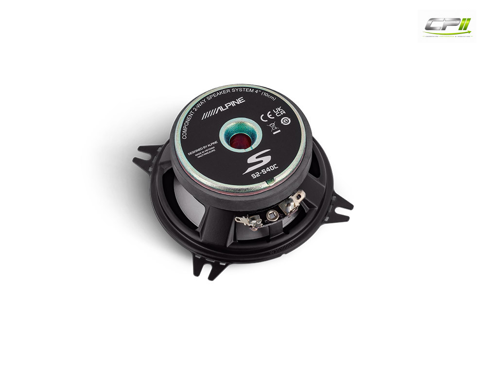 Alpine S2-S40C S-Series 10 cm (4-Zoll) 2-Wege-Komponenten-Lautsprechersystem – S2-S40C-04 CPII