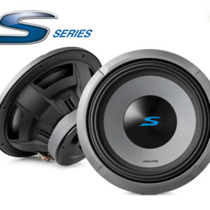 Alpine S2-W12D2 S-Series 30 cm (12-Zoll) Subwoofer mit 2 Ohm Doppelschwingspule